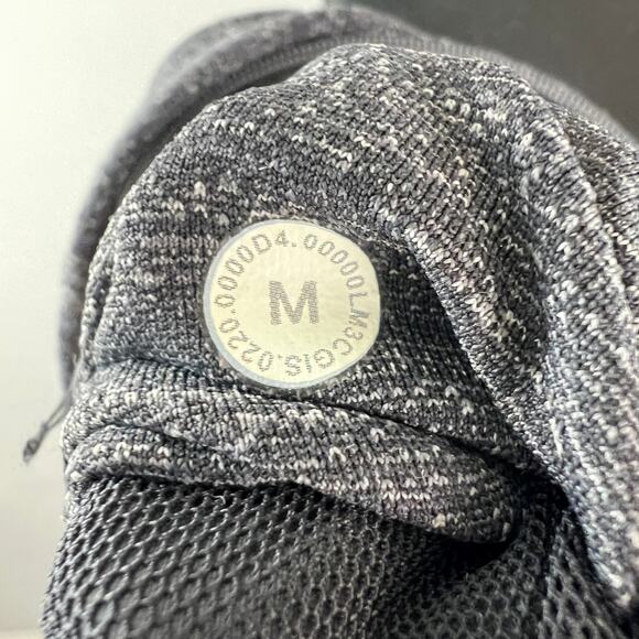 Lululemon Lab Heather Gray Varsa Jacket V-Neck Two-Way Full Zip Size Medium M - Picture 10 of 10